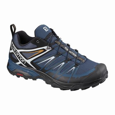 Salomon X ULTRA 3 - Miesten Vaelluskengät - Laivastonsininen/Mustat